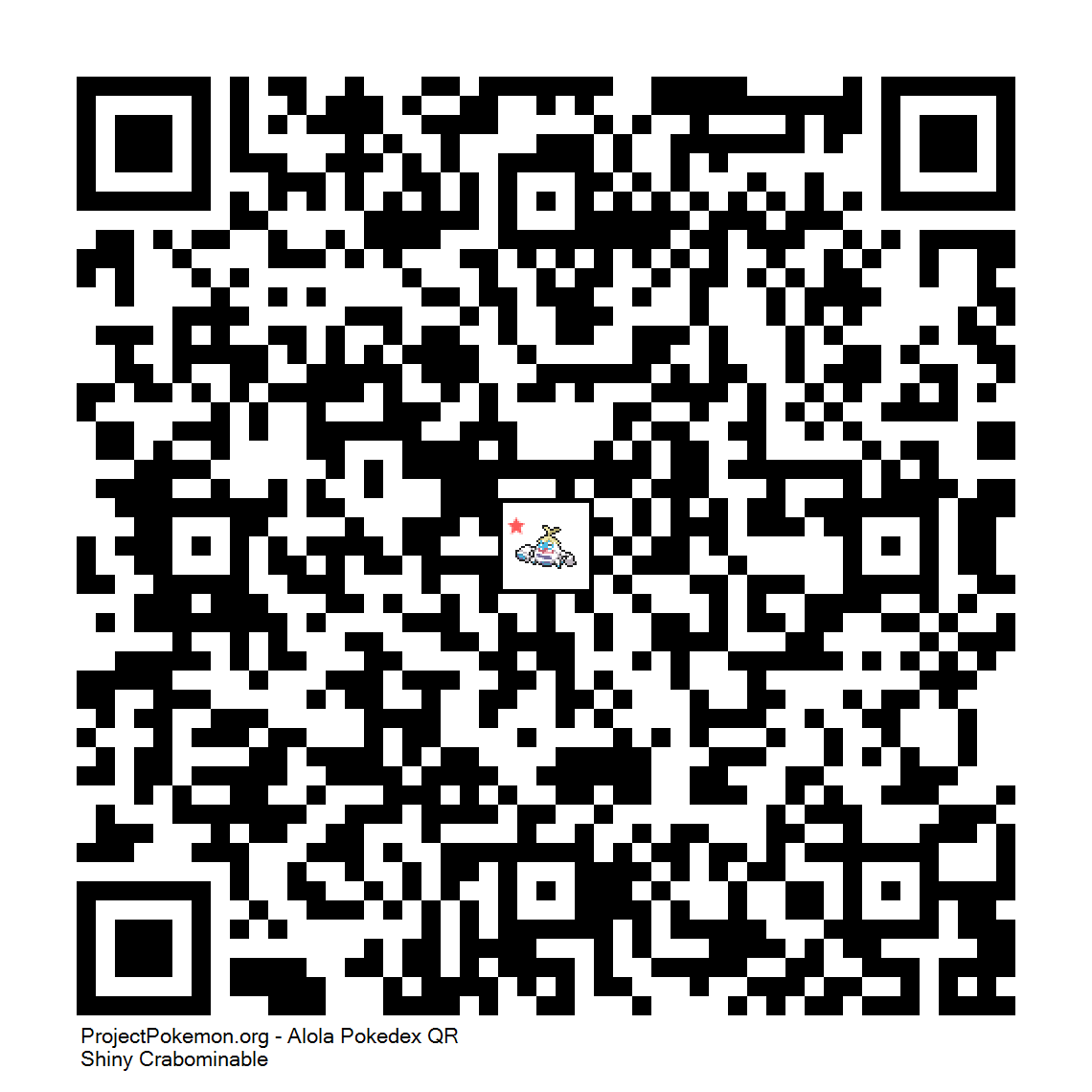Cdigo QR de Crabominable variocolor